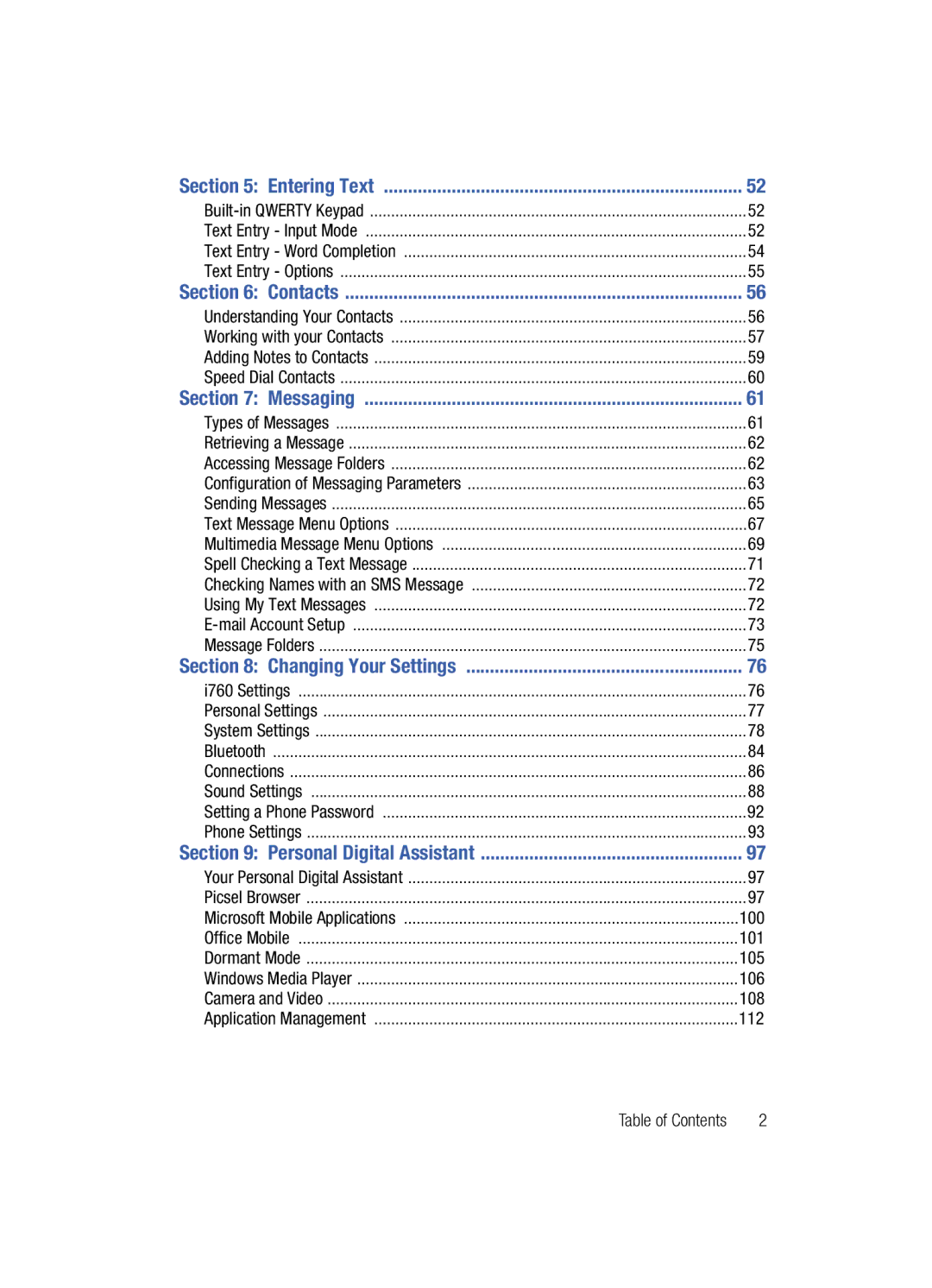 Samsung SCH-i760 user manual Entering Text 