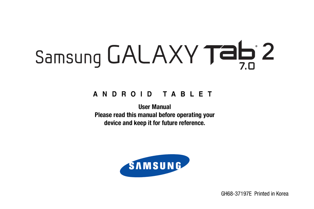 Samsung SCH-I915SAAVZW, SCHI705MKAVZW, GT-P5100ZWABTU, GT-P3113ZWYXAR user manual D R O I D T a B L E T 