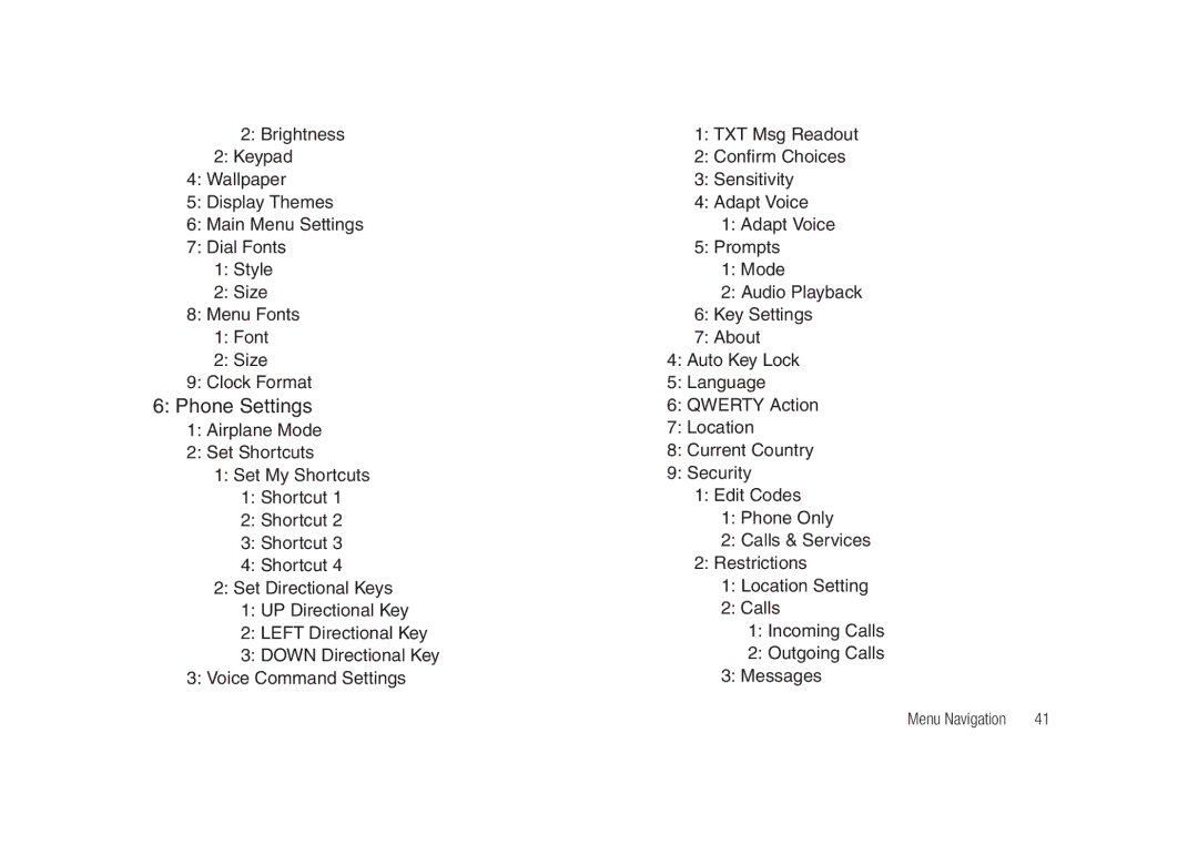 Samsung SCH-U450HAATLS user manual Phone Settings 