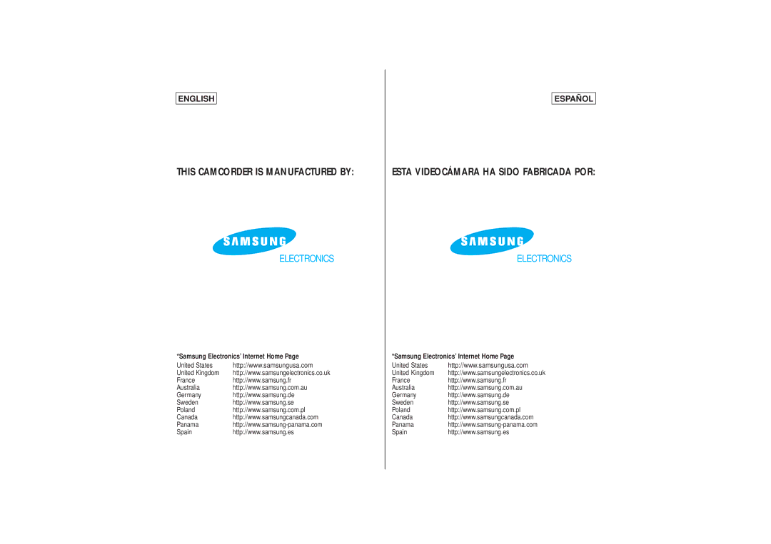 Samsung SCL630, SCL650 manual Samsung Electronics’ Internet Home 