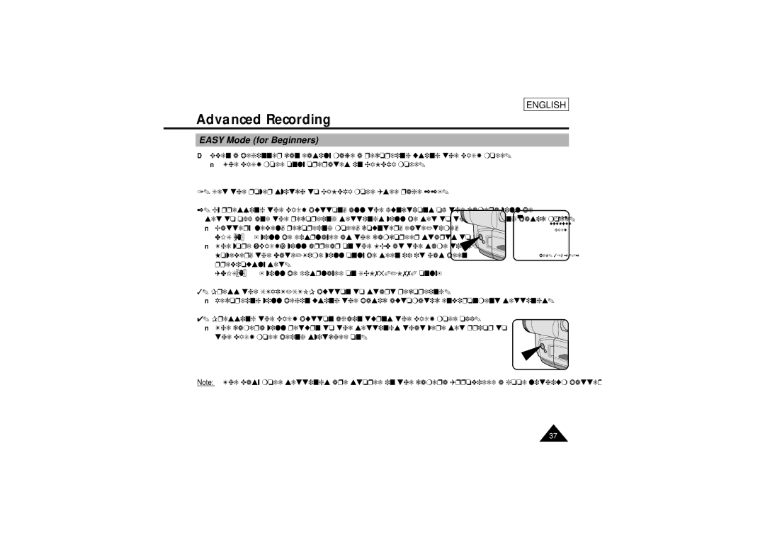 Samsung SCL770, SCL750, SCL710, SCL700 manual Easy Mode for Beginners 