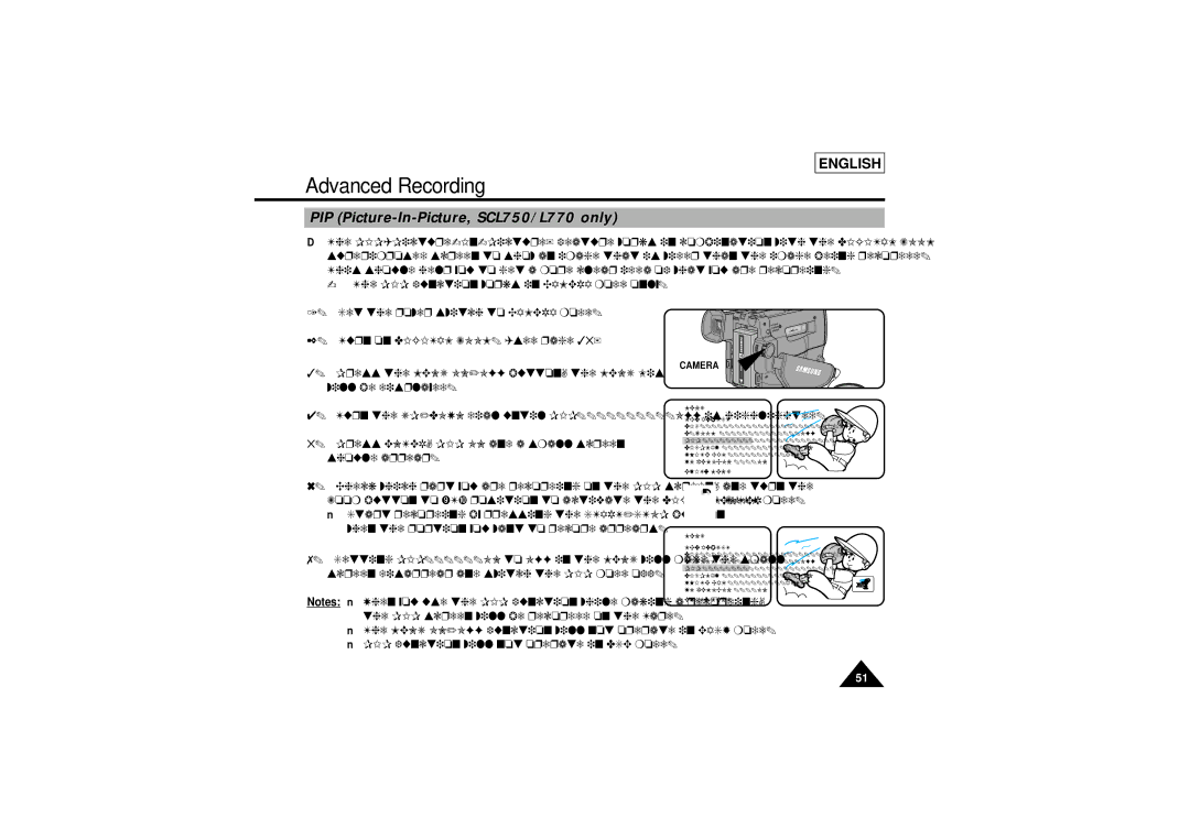 Samsung SCL700, SCL770, SCL710 manual PIP Picture-In-Picture, SCL750/L770 only 