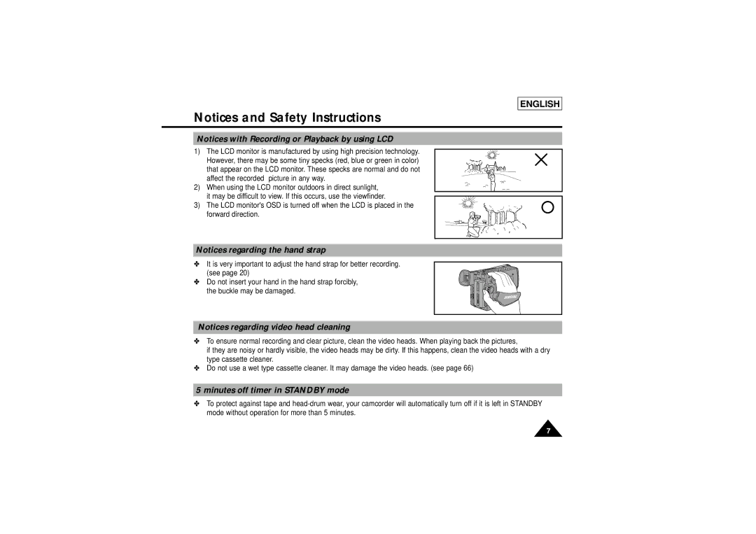 Samsung SCL700, SCL750, SCL770, SCL710 manual Minutes off timer in Standby mode 