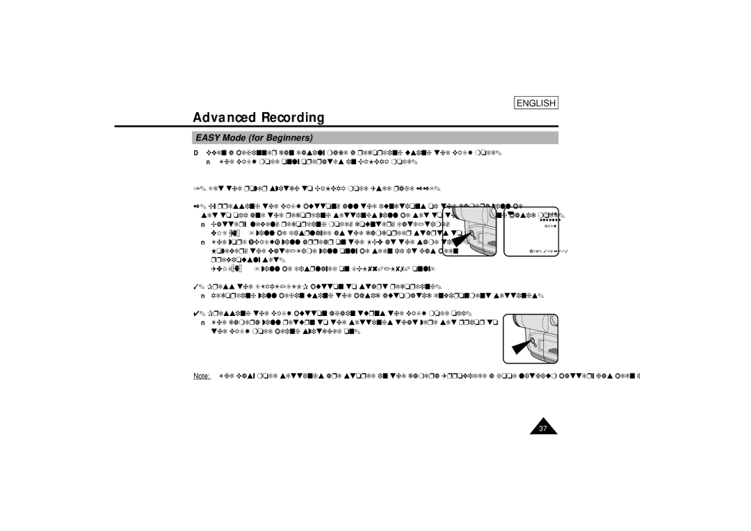 Samsung SCL810 manual Easy Mode for Beginners 