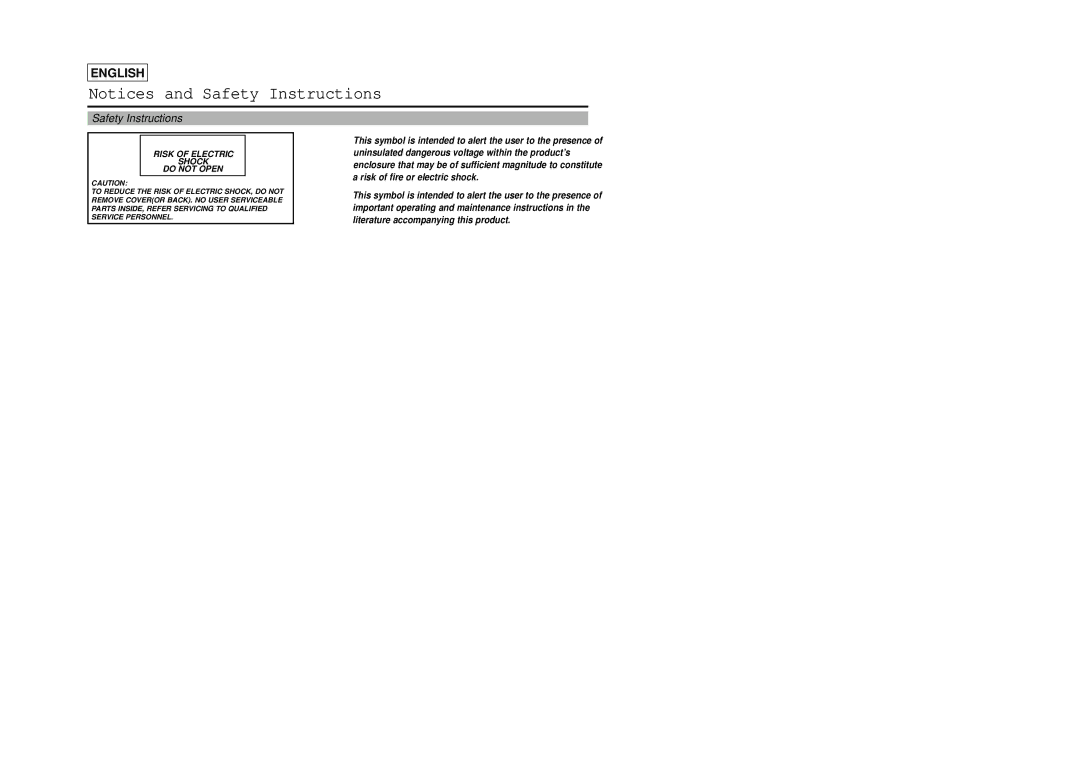 Samsung SCL901, SCL907, SCL906 manual Safety Instructions 