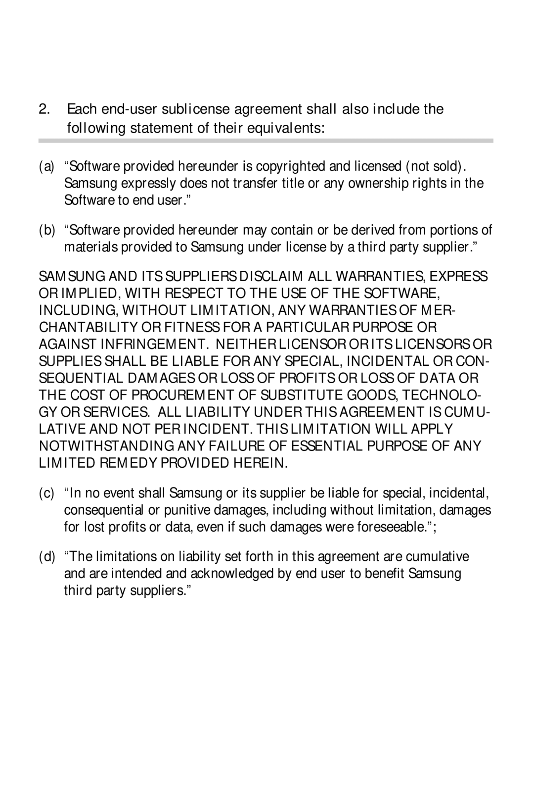 Samsung SCM-100R user manual 