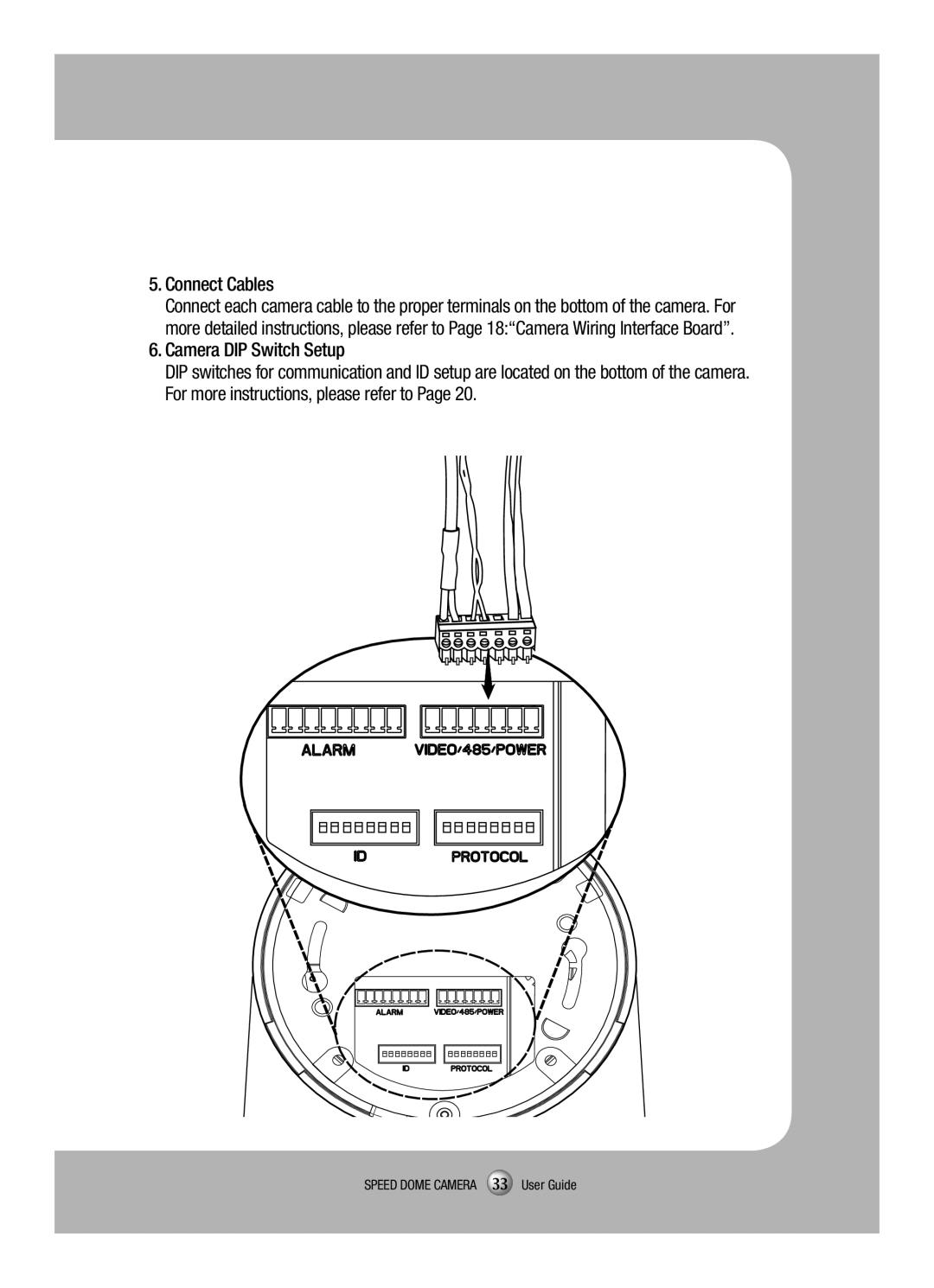 Samsung SCP-3120VH manual Connect Cables 