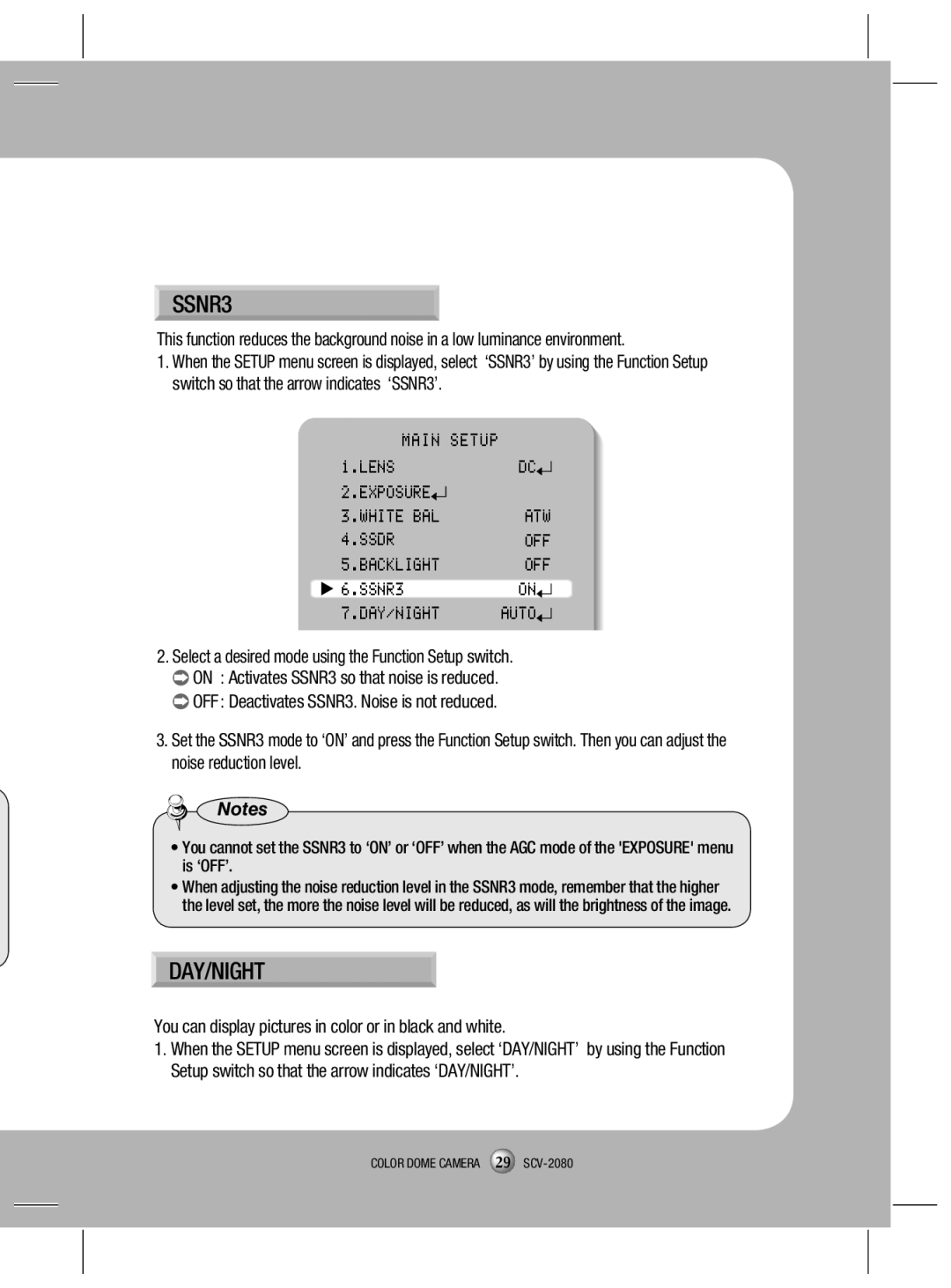 Samsung SCV-2080N, SCV-2080X, SCV-2080P user manual Atw, Ssdr OFF, Auto 