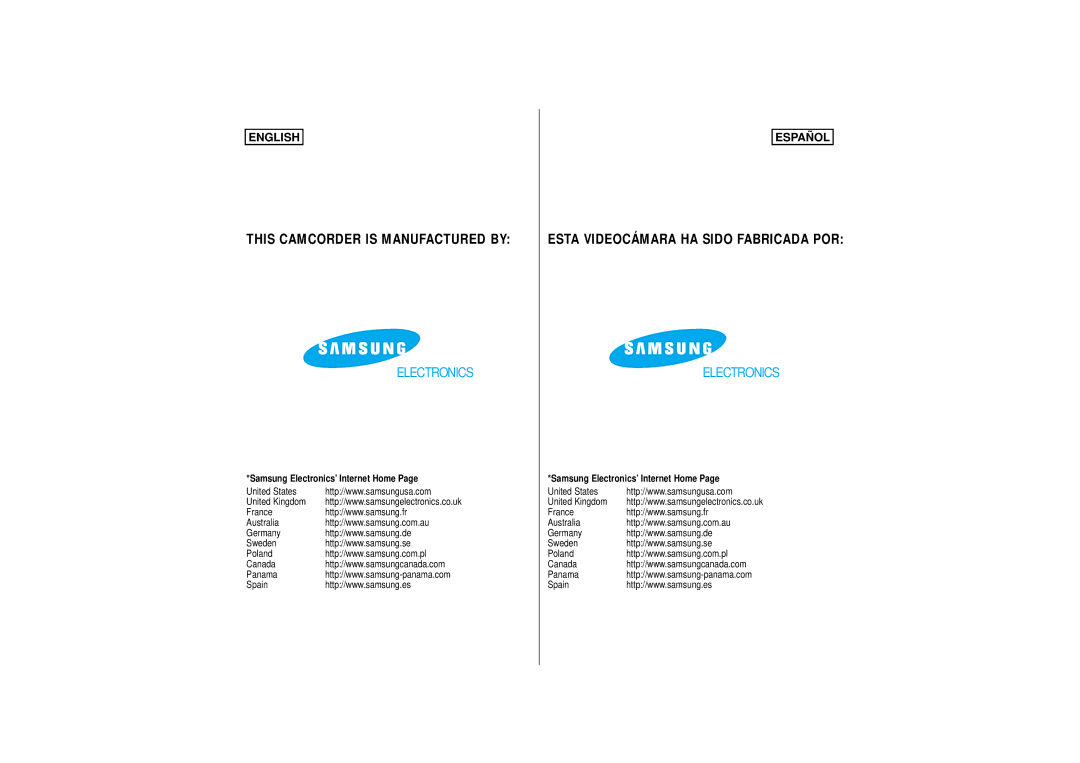 Samsung SCW62, SCW61 manual Samsung Electronics’ Internet Home 