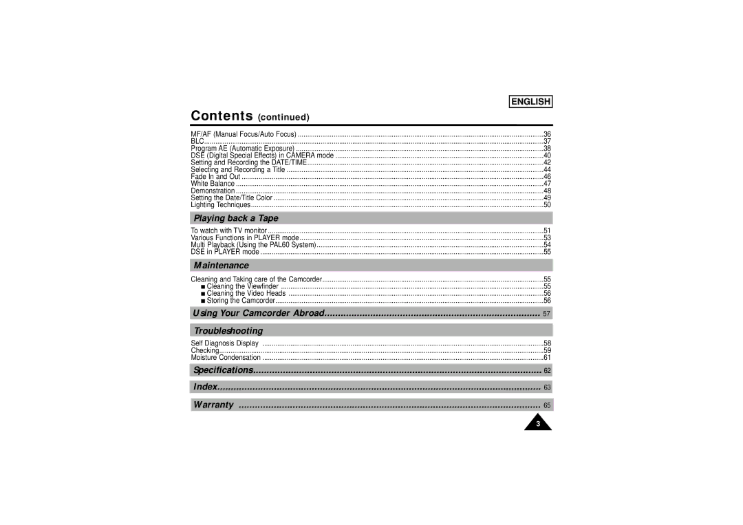 Samsung SCW71/W73 manual Troubleshooting 