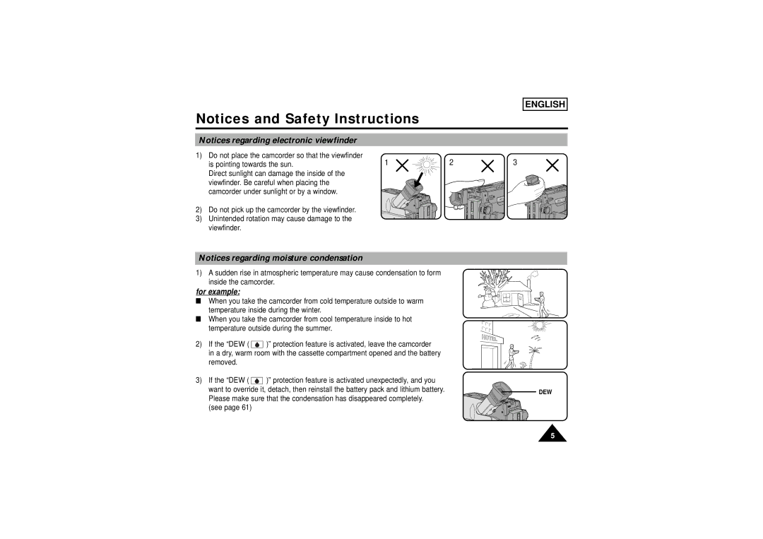 Samsung SCW71/W73 manual For example 