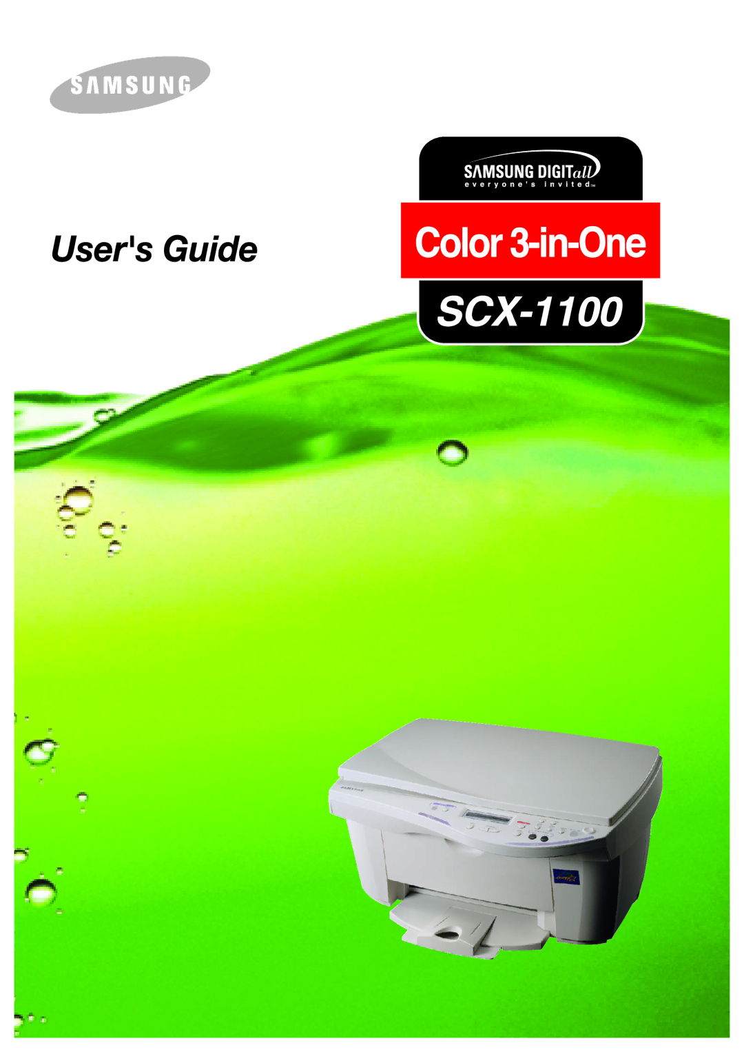 Samsung SCX-1100 manual 