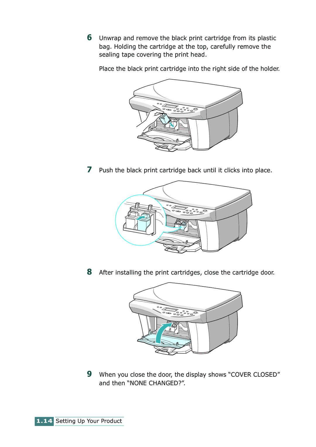 Samsung SCX-1100 manual Setting Up Your Product 