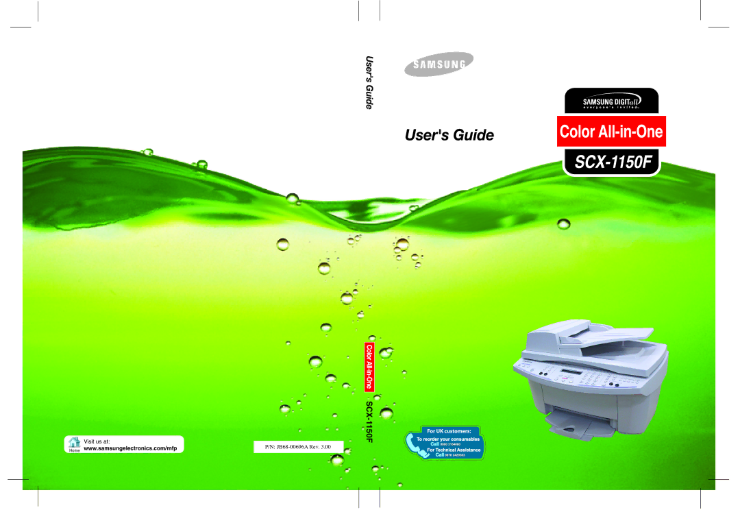 Samsung SCX-1150F manual 