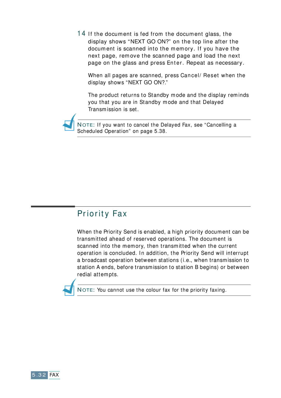 Samsung SCX-1150F manual Priority Fax 