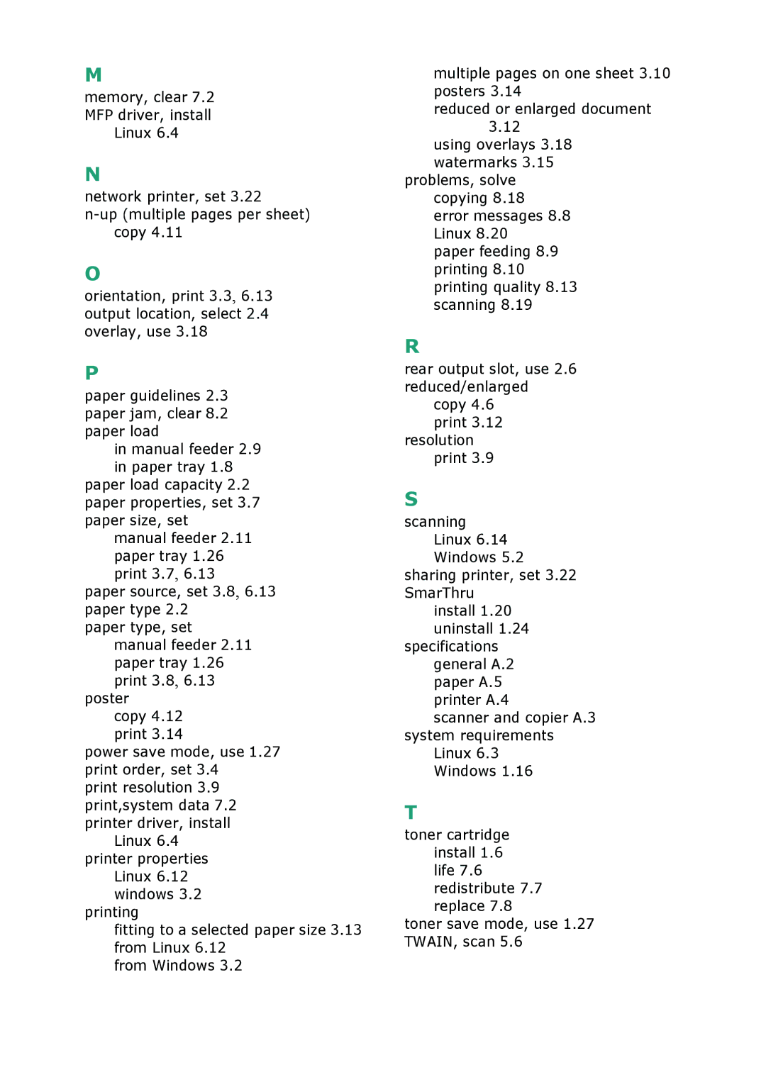 Samsung SCX-4100 manual Printer properties Linux 6.12 windows 