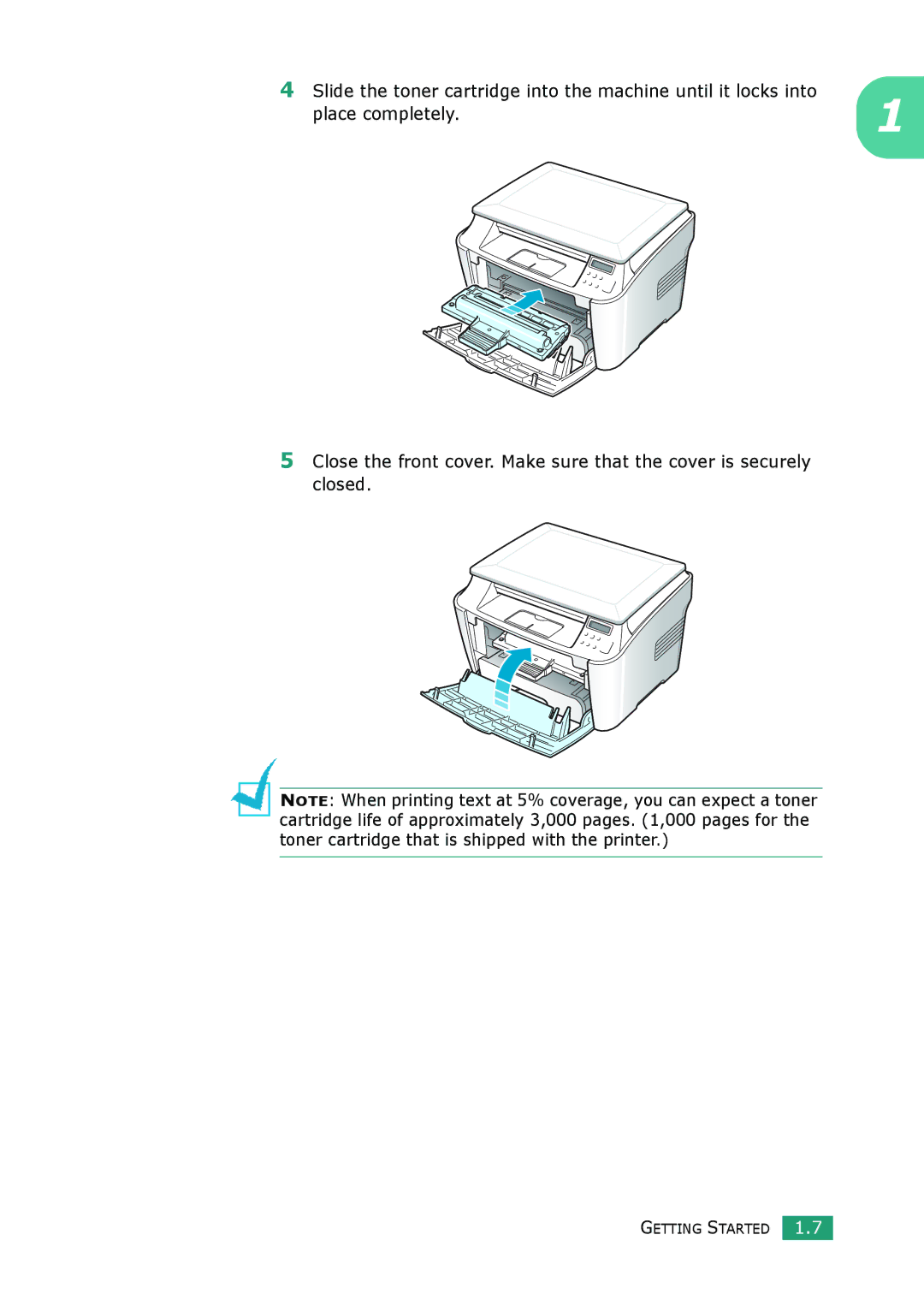 Samsung SCX-4100 manual Getting Started 