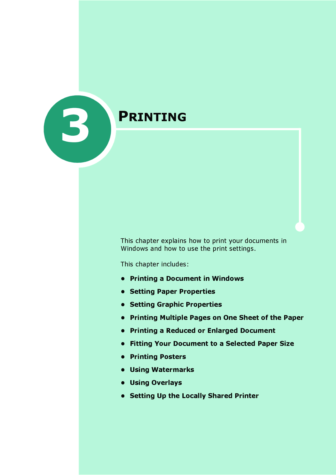 Samsung SCX-4100 manual Printing 