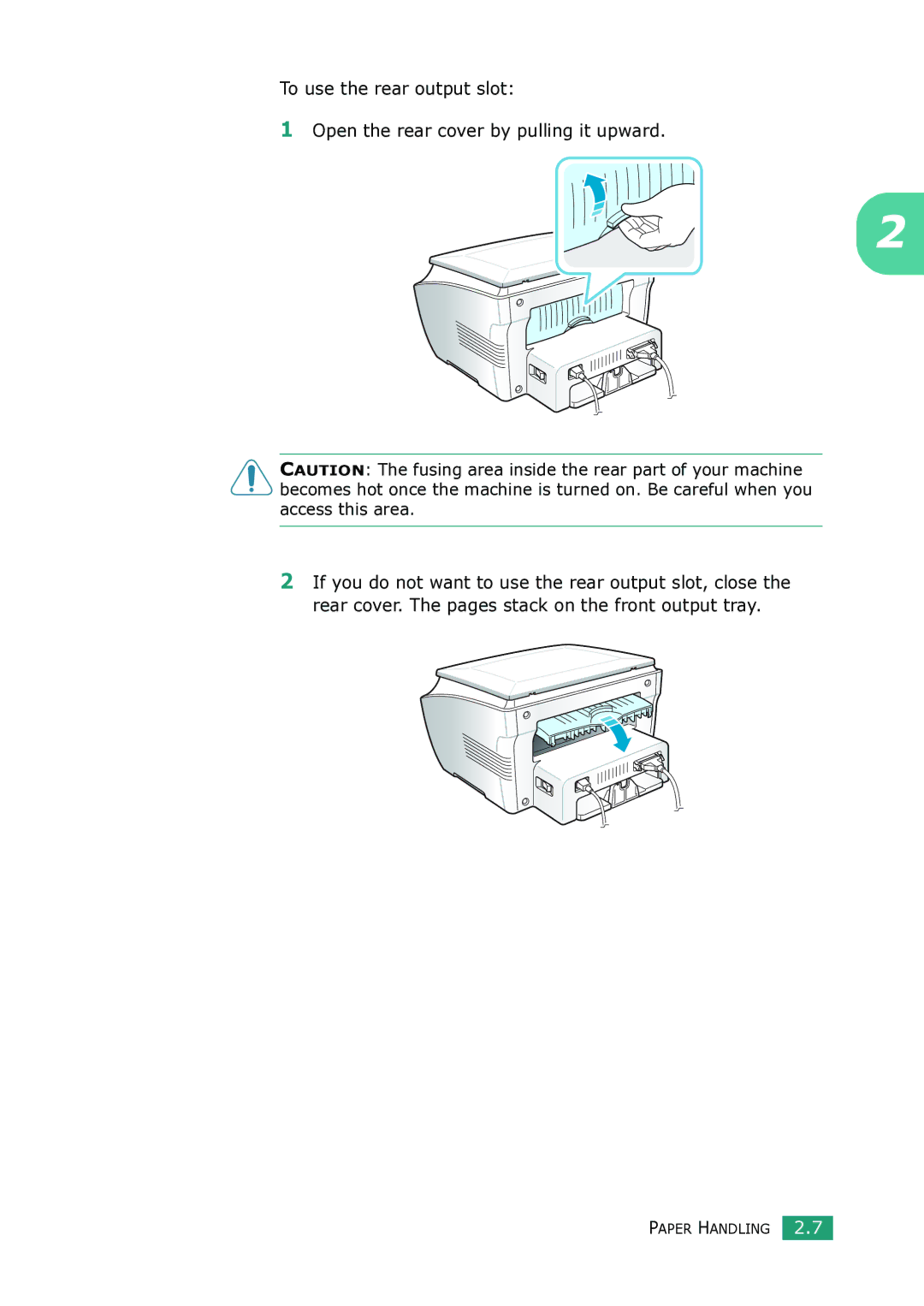 Samsung SCX-4100 manual Paper Handling 