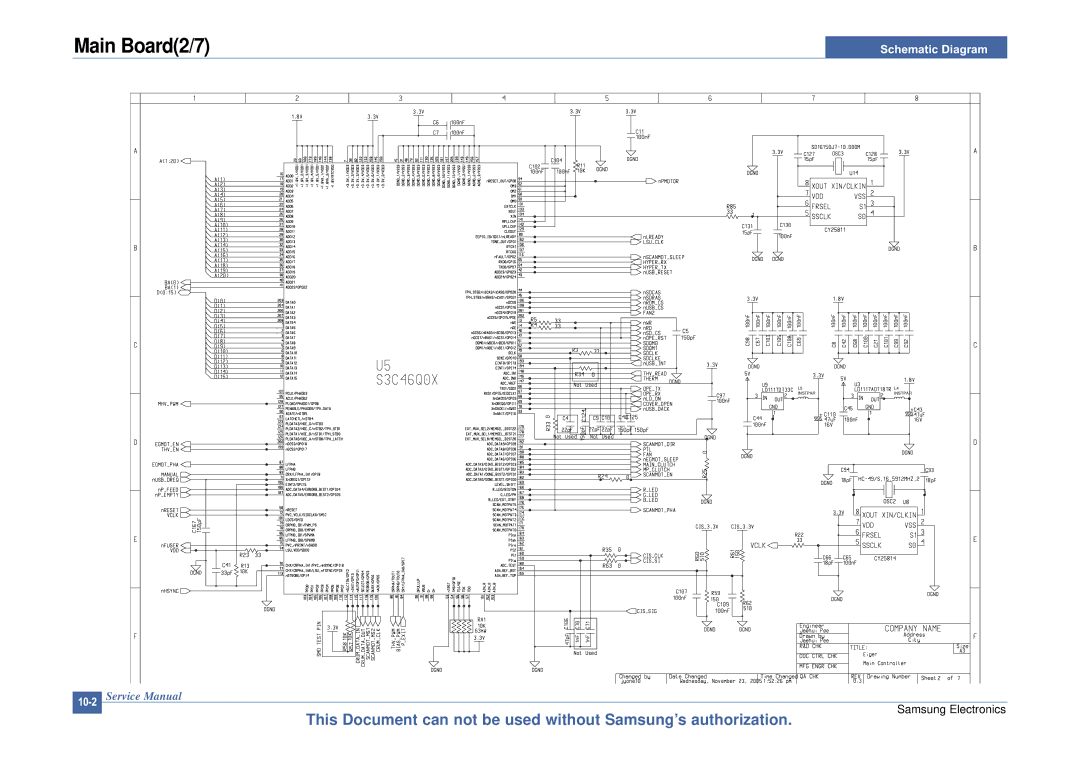 Samsung SCX-4200 manual Main Board2/7 