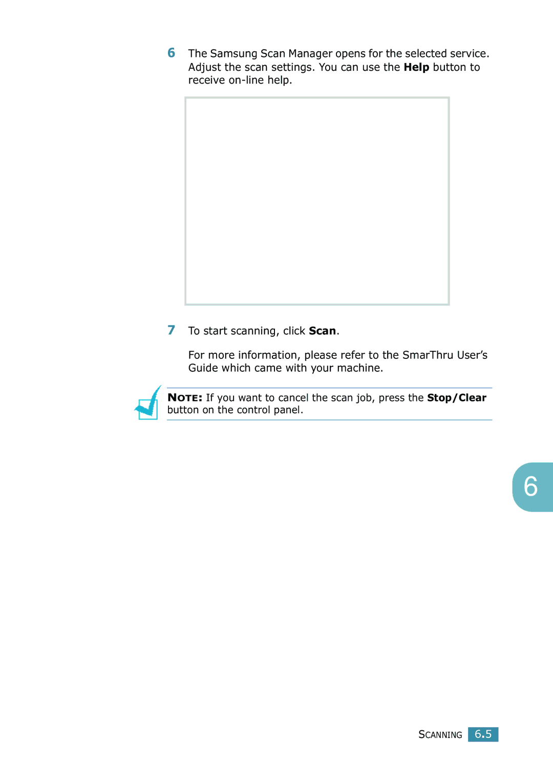 Samsung SCX-4216F manual Scanning 