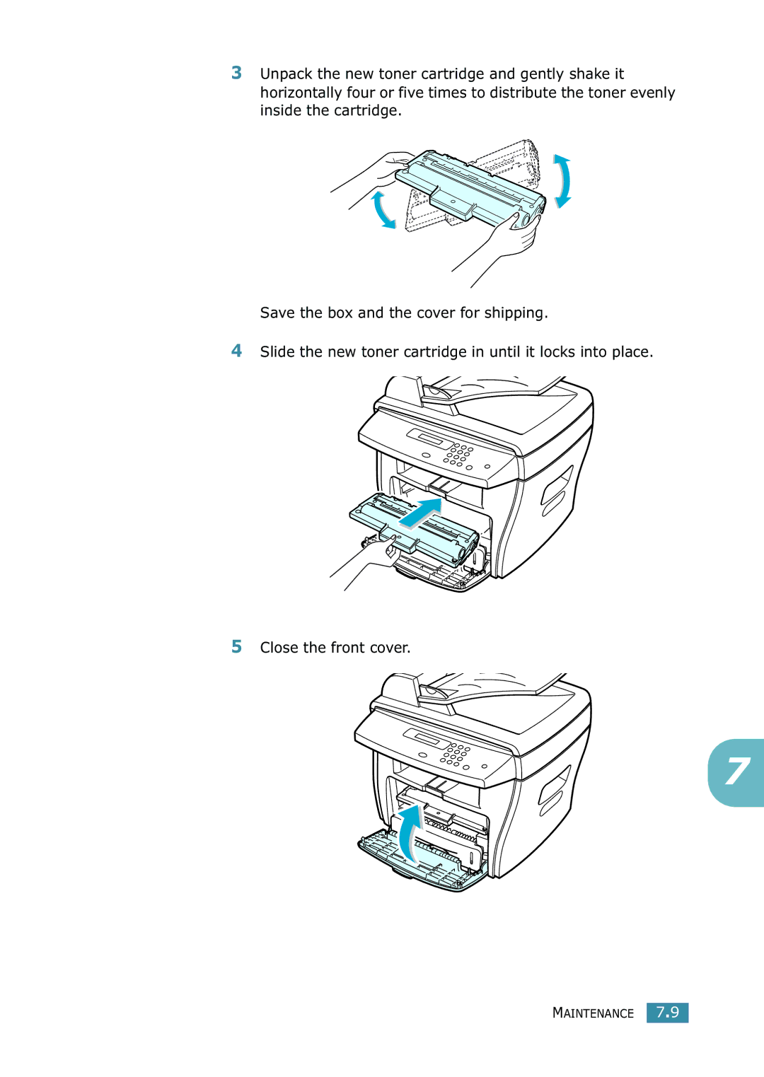 Samsung SCX-4216F manual Maintenance 