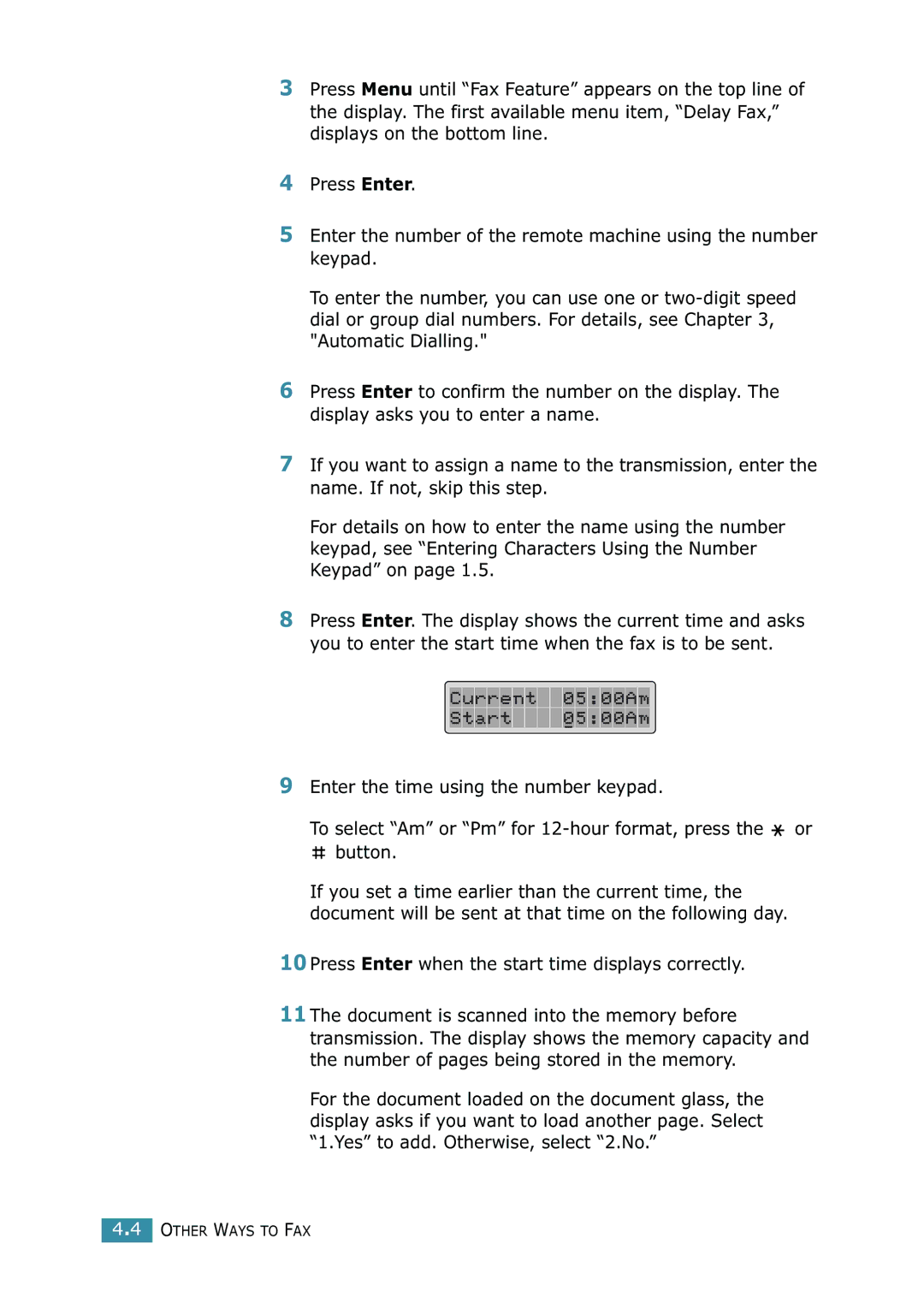 Samsung SCX-4216F manual Other Ways to FAX 