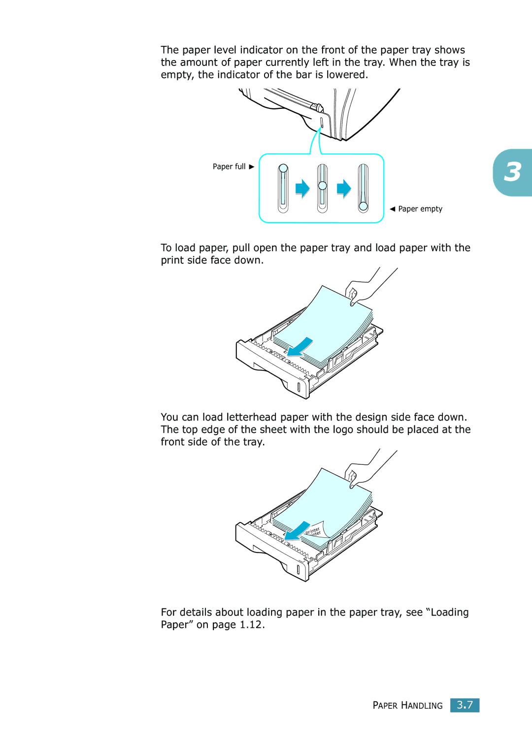 Samsung SCX-4216F manual Paper full  