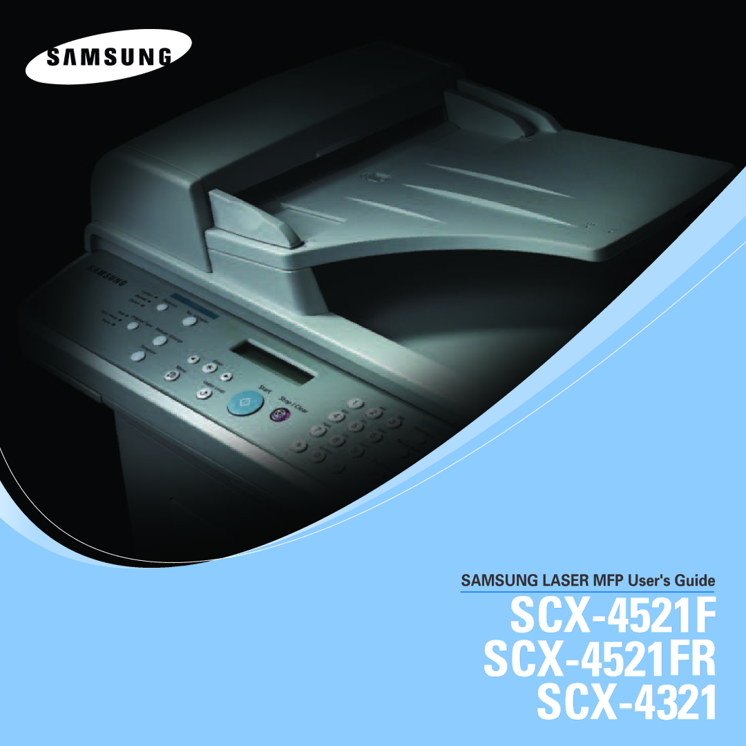 Samsung SCX-4521FR, SCX-4321 manual 