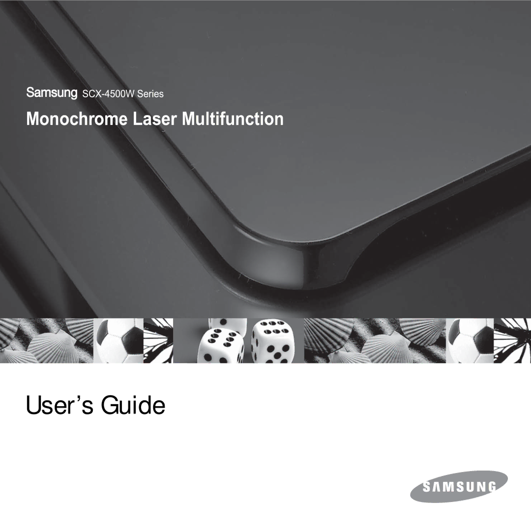 Samsung SCX-4500W manual User’s Guide 