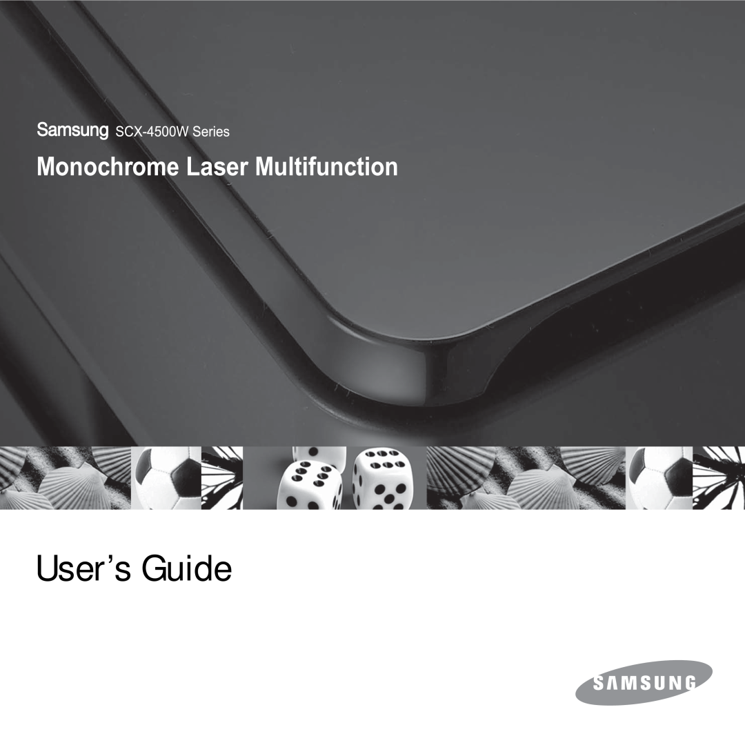 Samsung SCX-4500W manual User’s Guide, Monochrome Laser Multifunction 