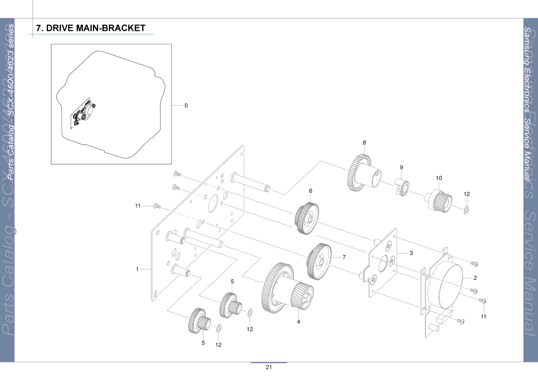 Samsung SCX-4600, SCX-4623 manual Parts 