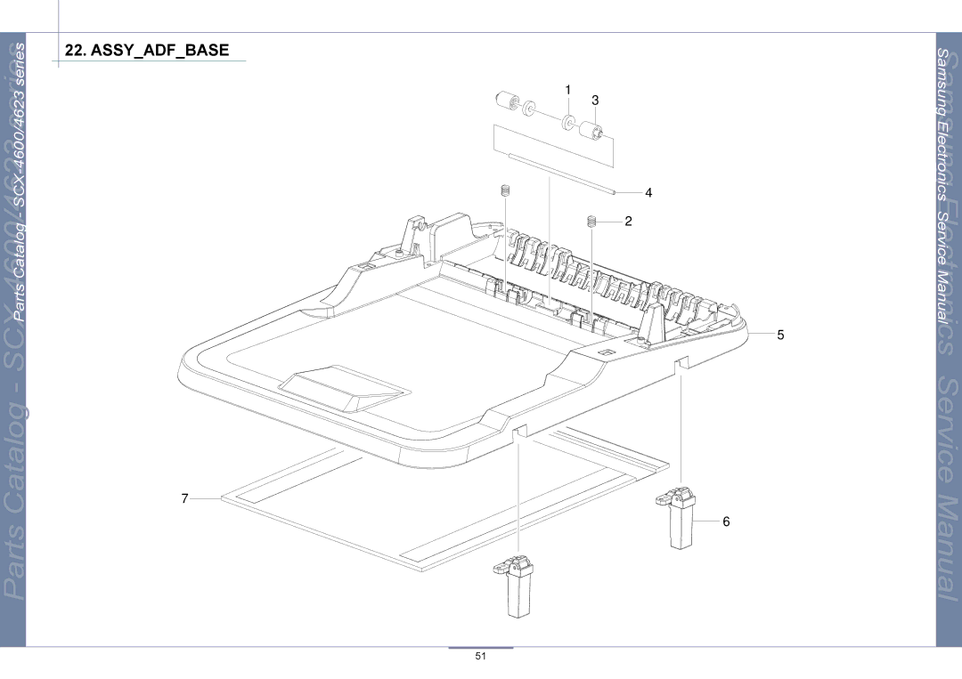 Samsung SCX-4600, SCX-4623 manual Assyadfbase 