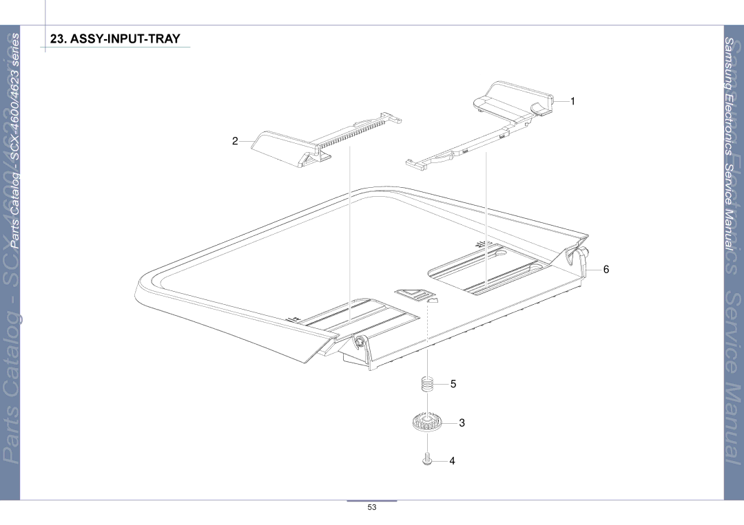 Samsung SCX-4600, SCX-4623 manual Assy-Input-Tray 