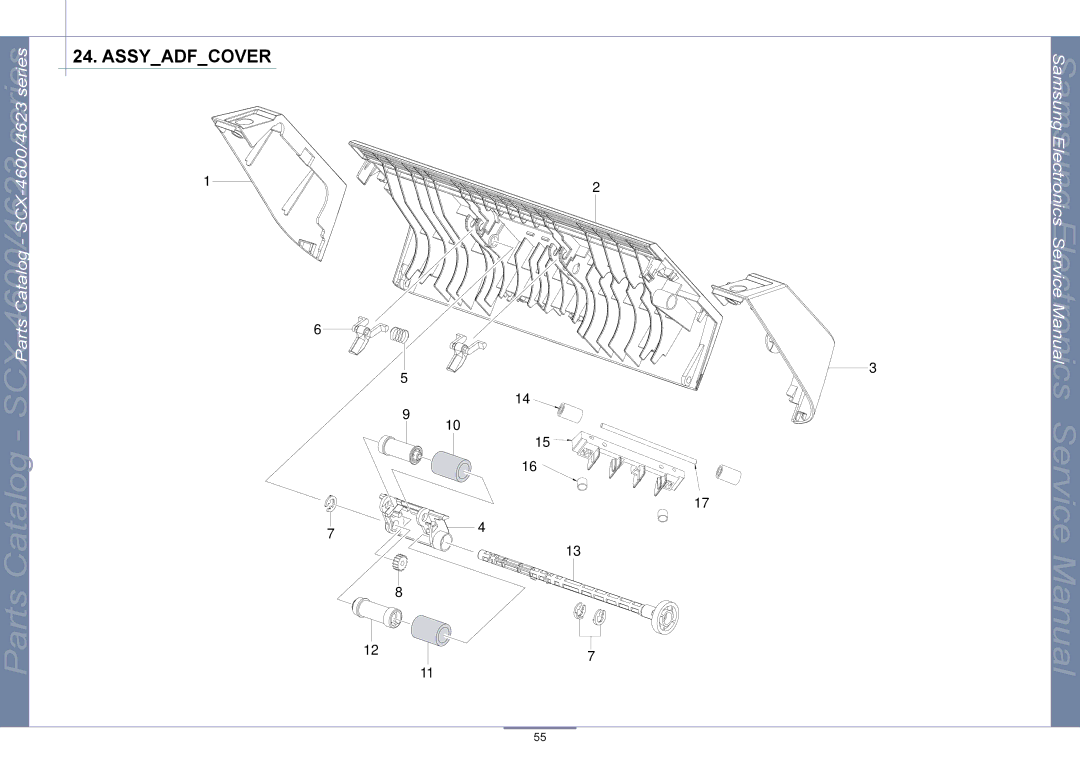 Samsung SCX-4600, SCX-4623 manual Assyadfcover 