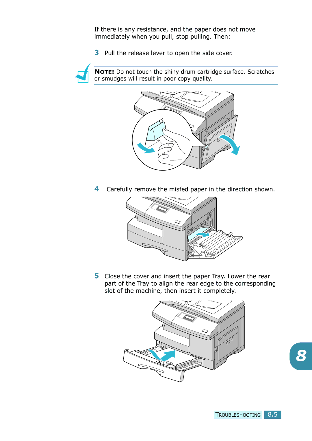 Samsung SCX-5315F/5115, SCX-5115 manual Troubleshooting 