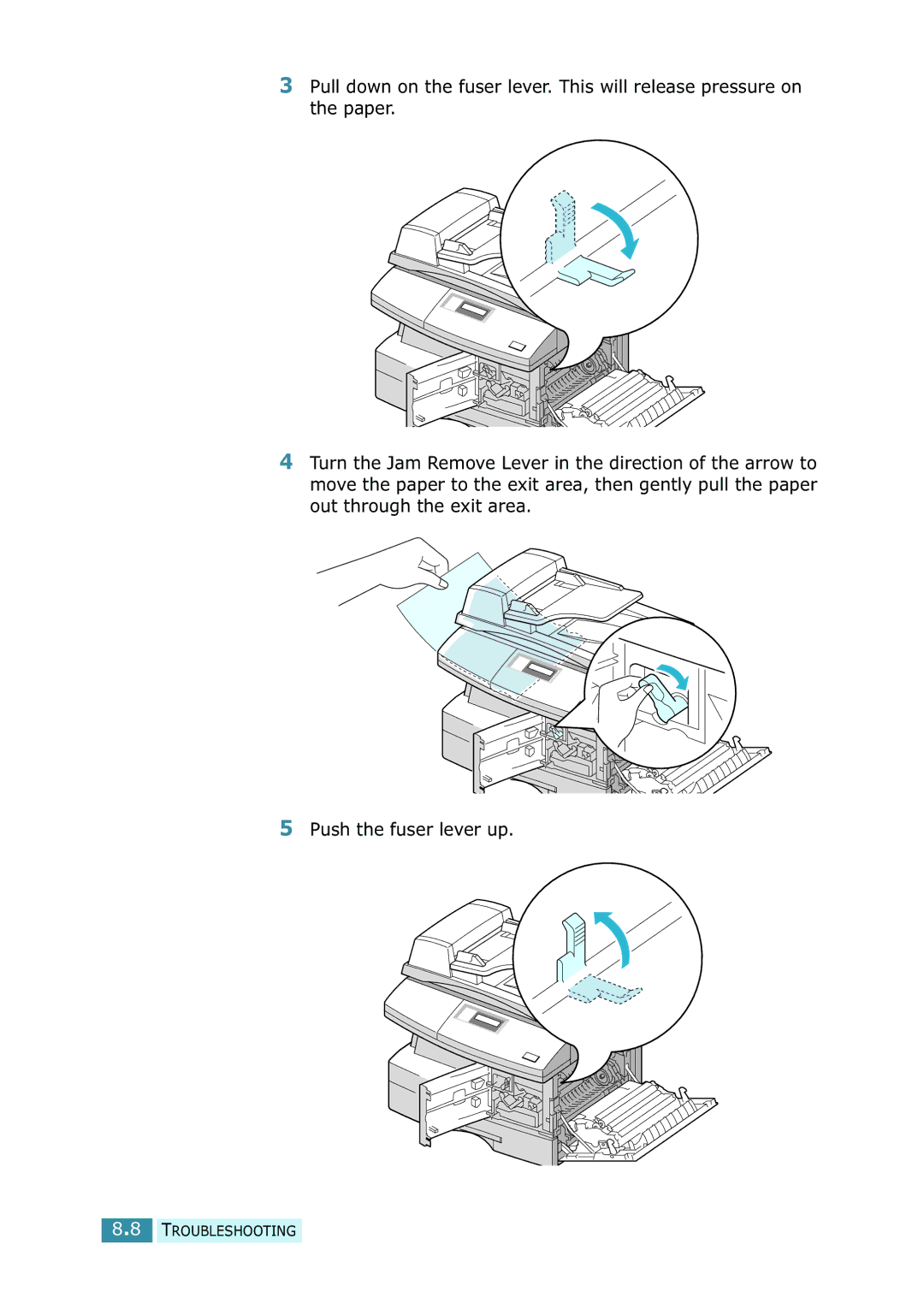 Samsung SCX-5315F/5115, SCX-5115 manual Troubleshooting 