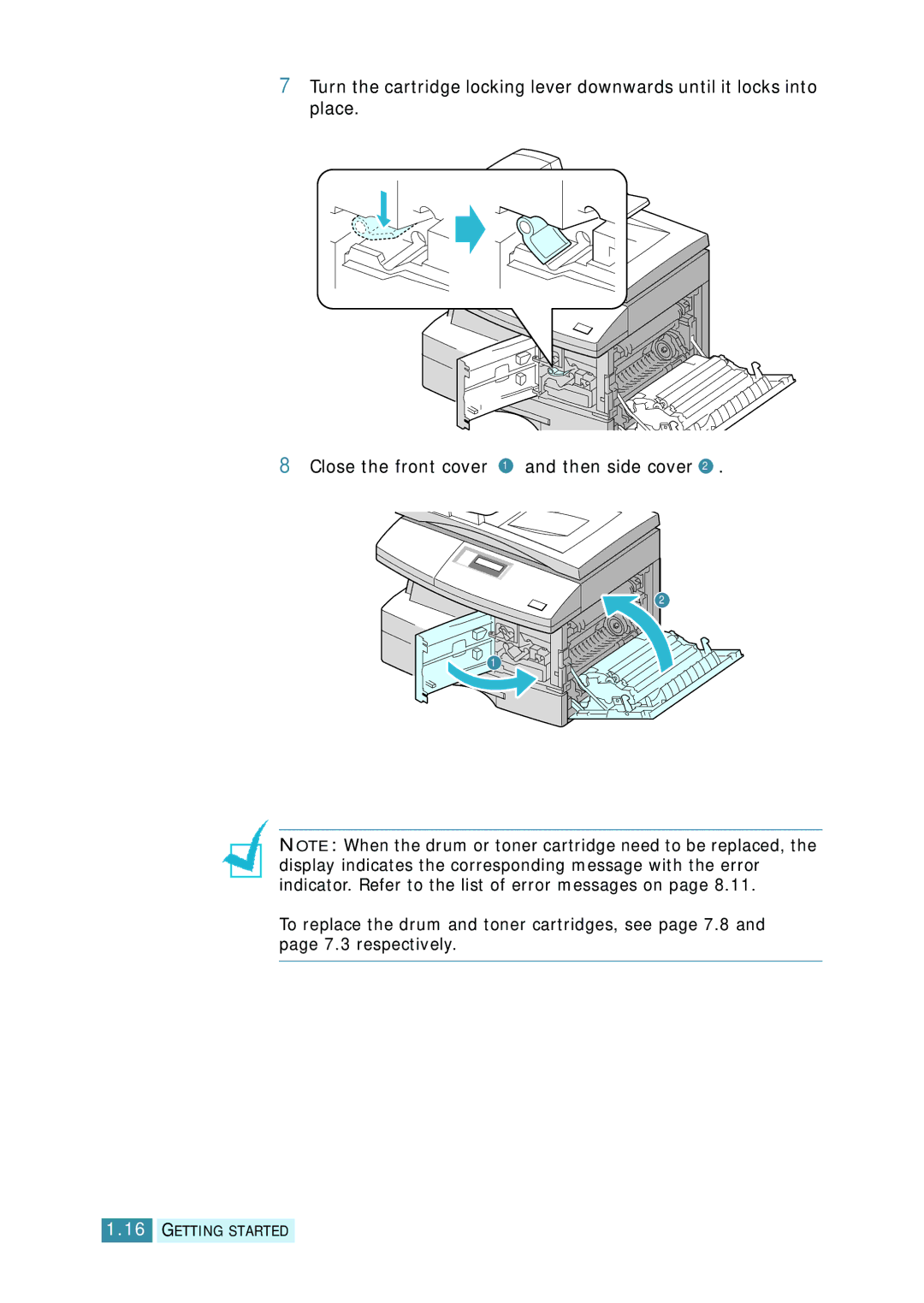 Samsung SCX-5315F/5115, SCX-5115 manual Getting Started 