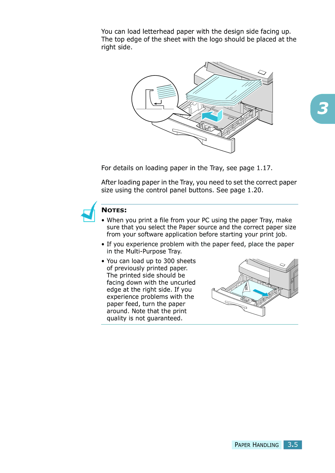 Samsung SCX-5315F/5115, SCX-5115 manual Paper Handling 