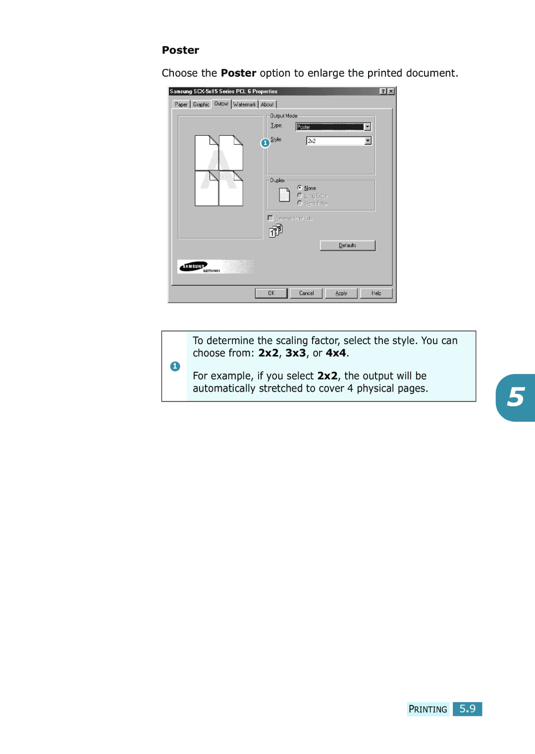 Samsung SCX-5315F/5115, SCX-5115 manual Poster 