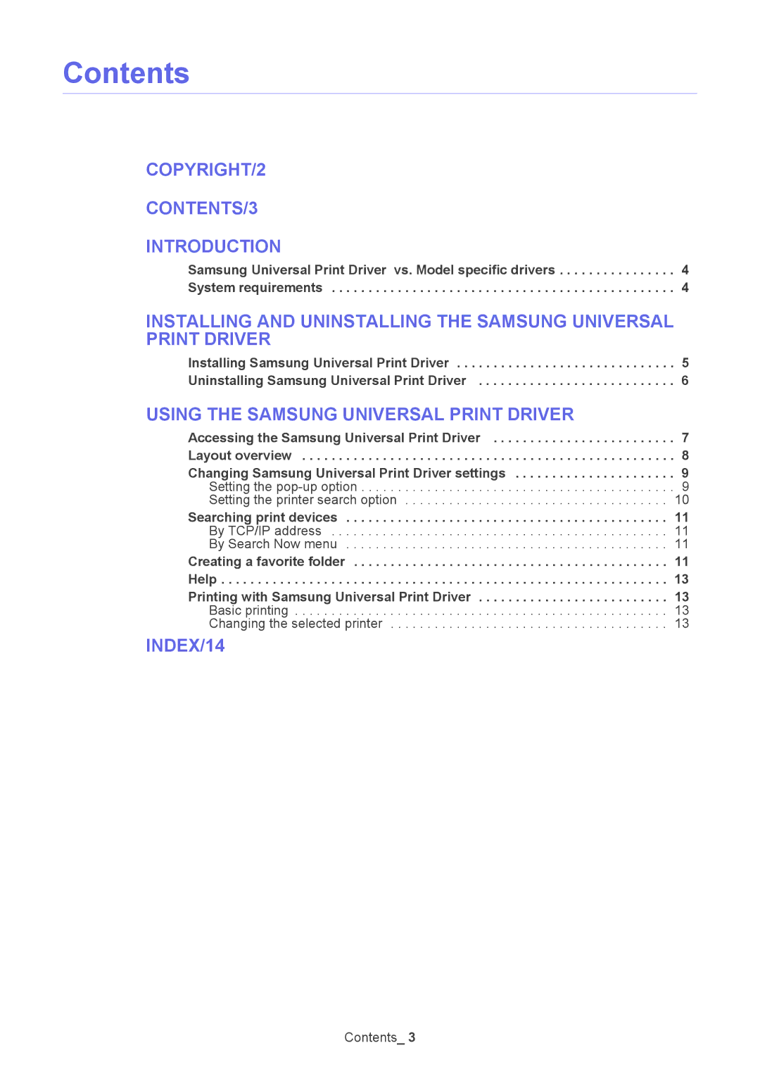 Samsung SCX-5635FN manual Contents 