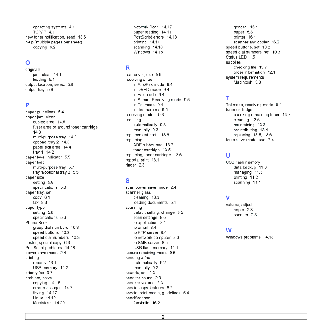 Samsung SCX-5x30 manual System requirements Macintosh 