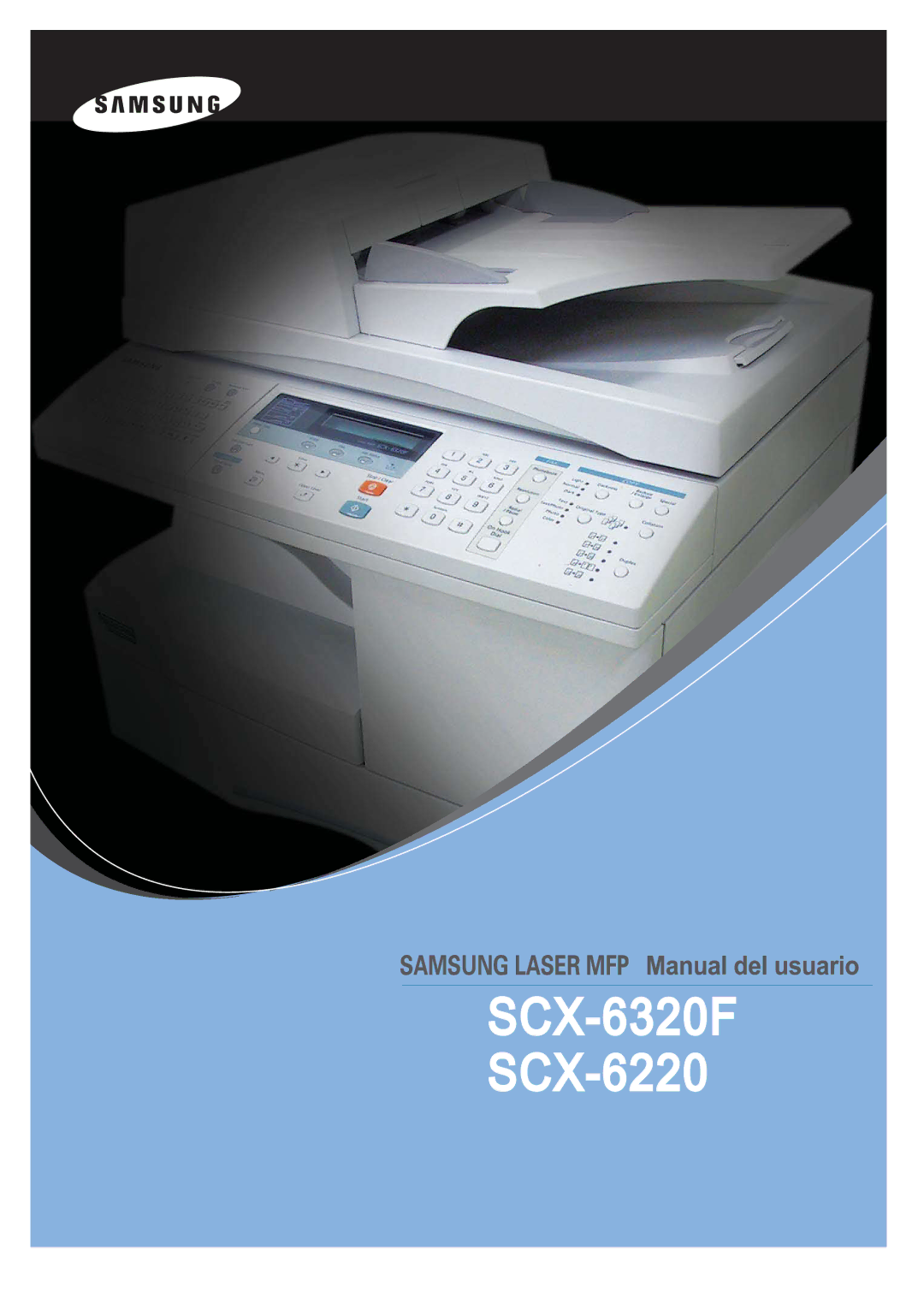 Samsung SCX-6220, SCX-6320F manual 