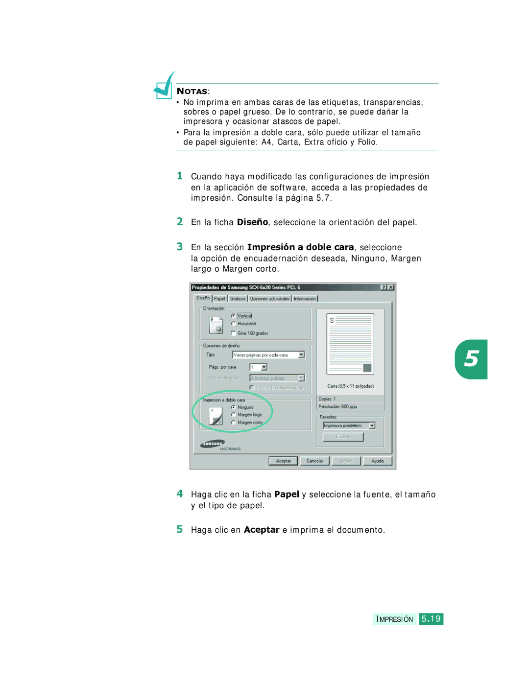 Samsung SCX-6320F, SCX-6220 manual Notas 