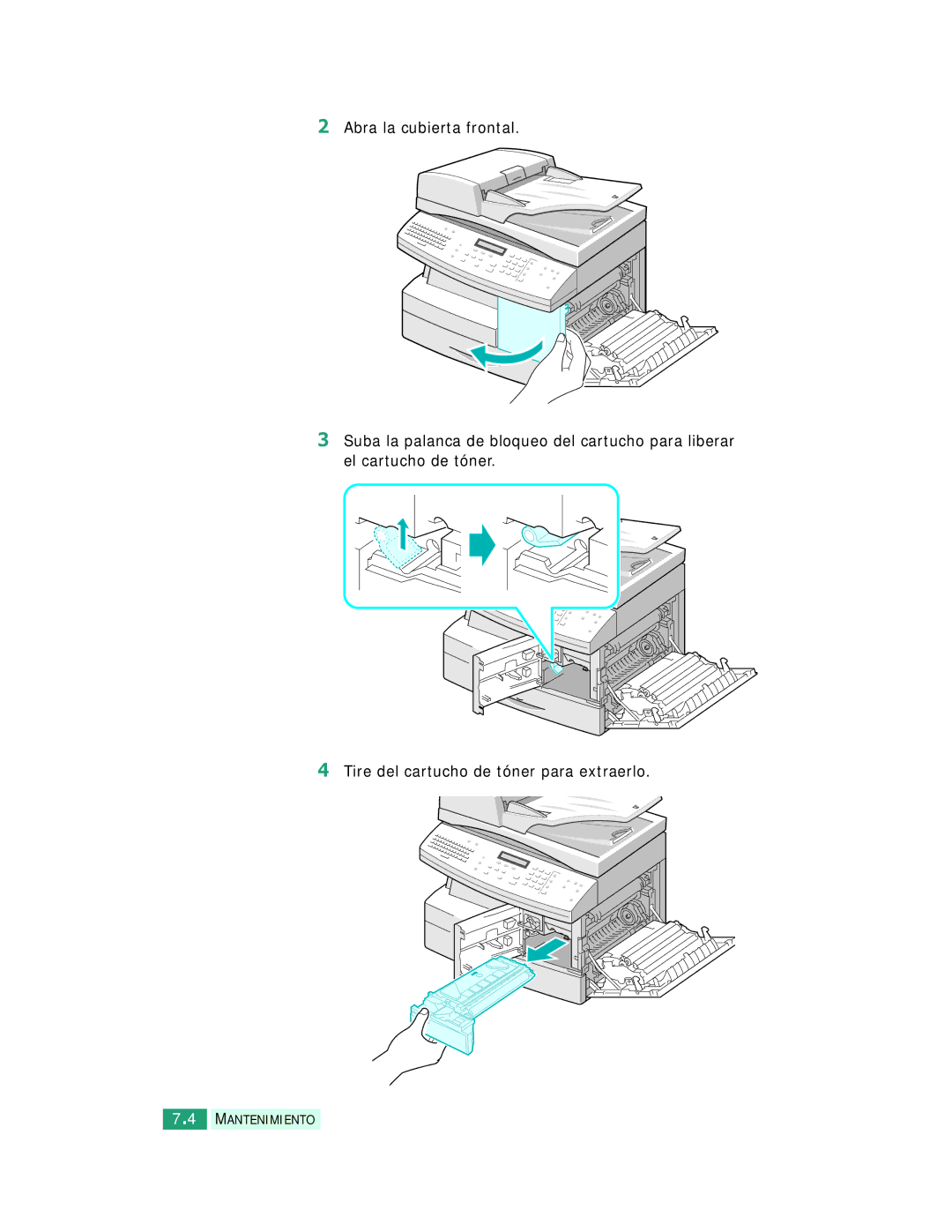 Samsung SCX-6220, SCX-6320F manual Mantenimiento 