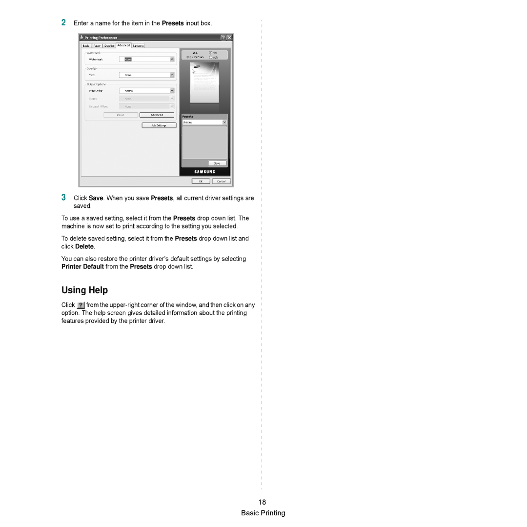 Samsung SCX-6545N Series manual Using Help 