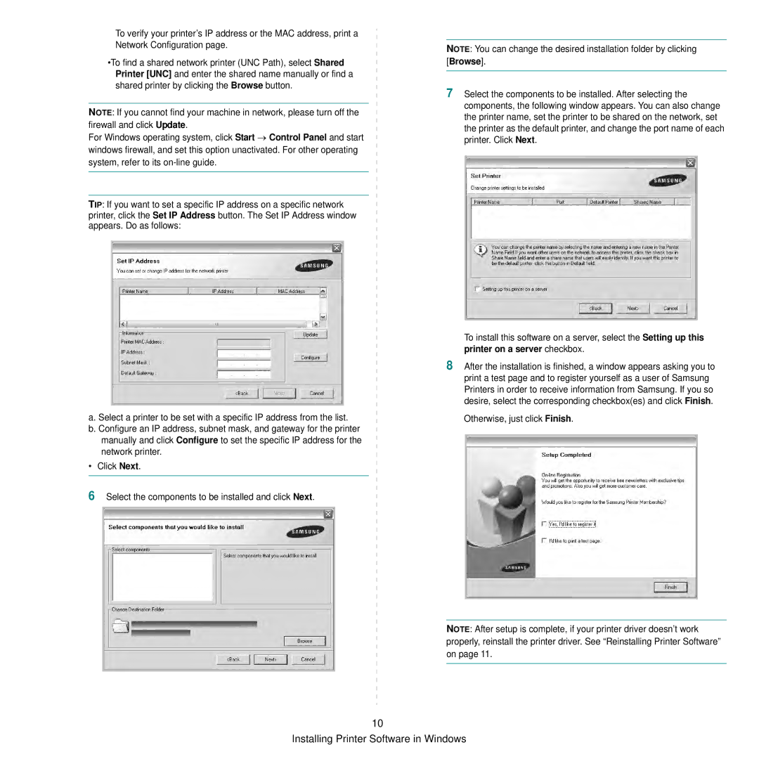 Samsung SCX-6545N manual Browse 