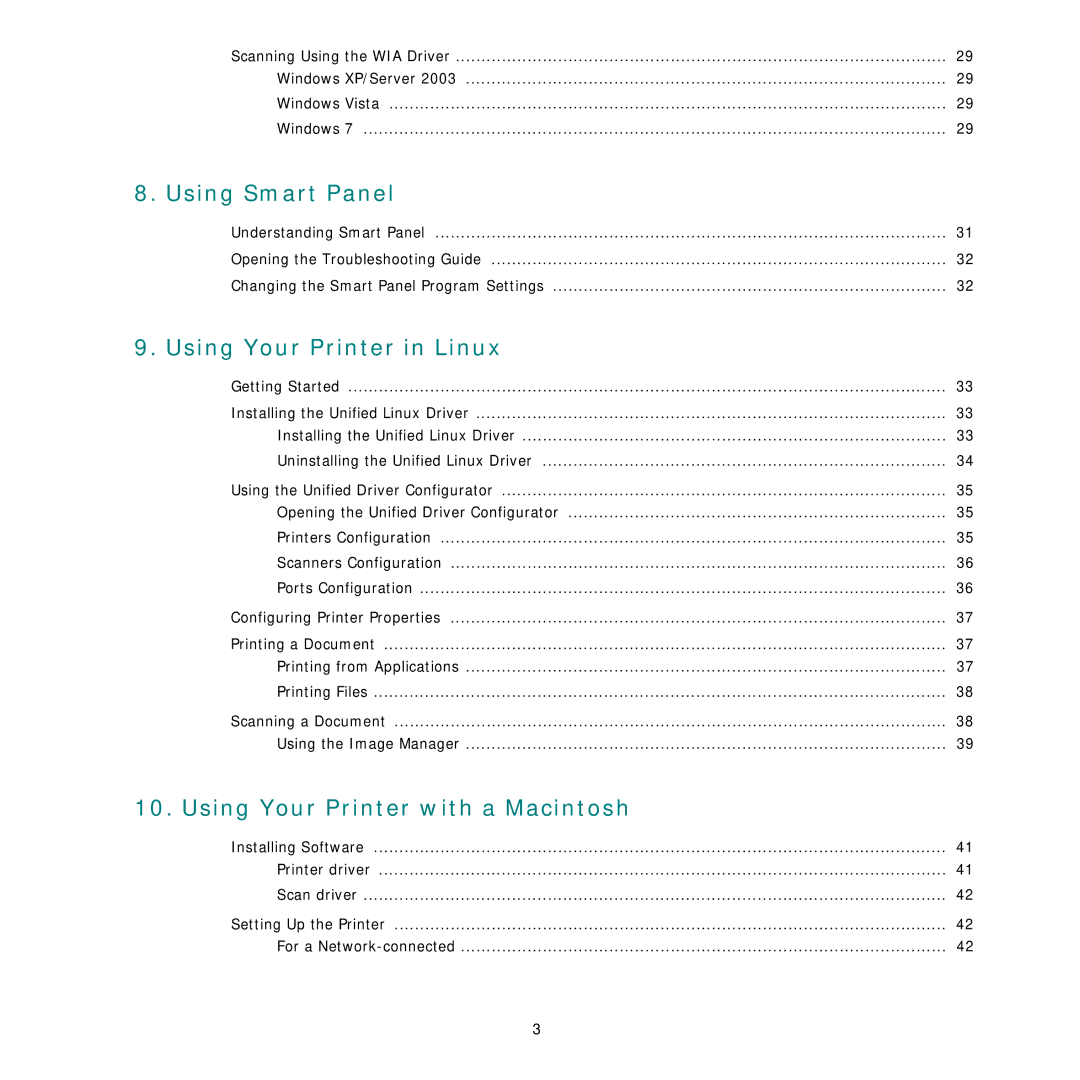 Samsung SCX-6555N Series manual Using Smart Panel 