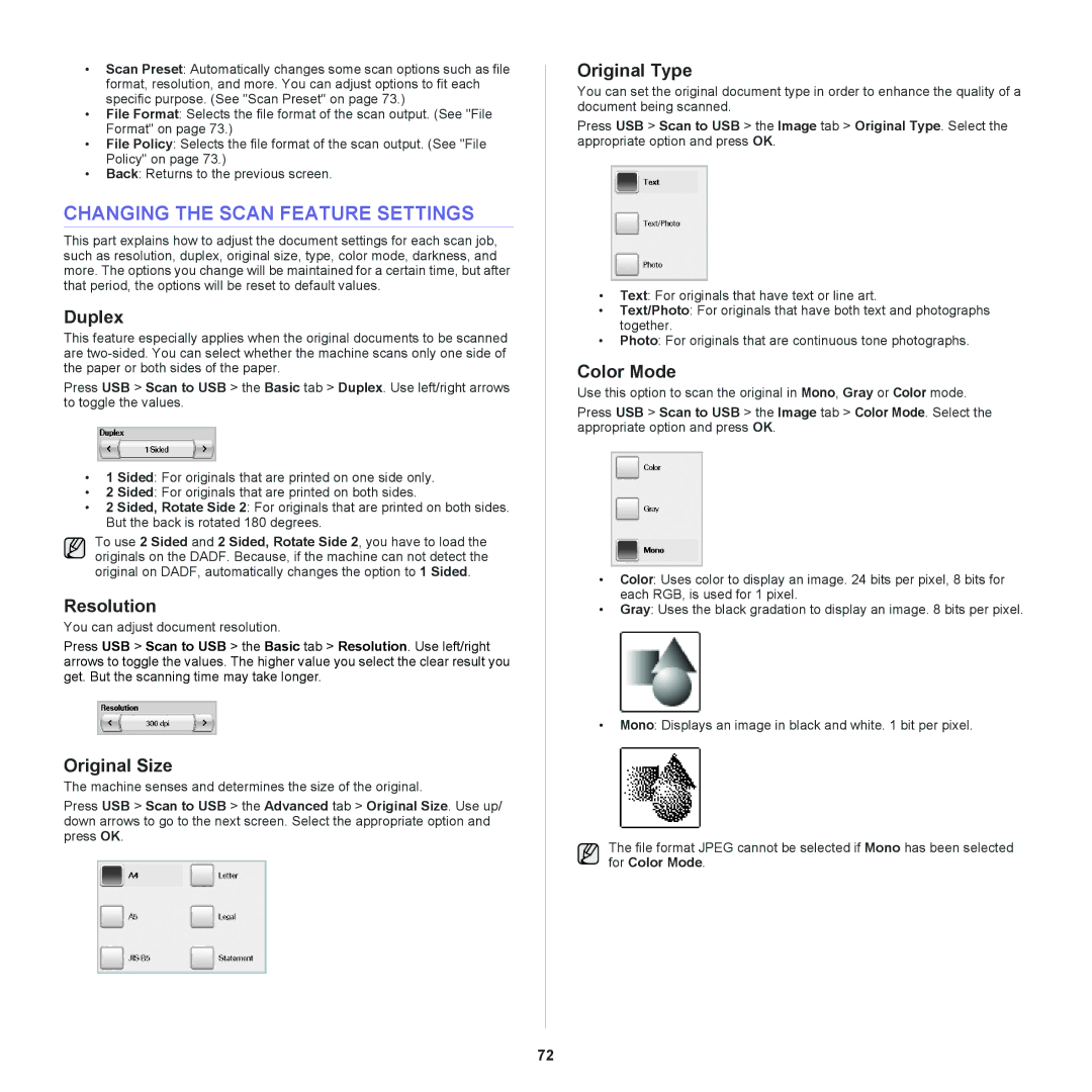 Samsung SCX-6555NX manual Duplex 