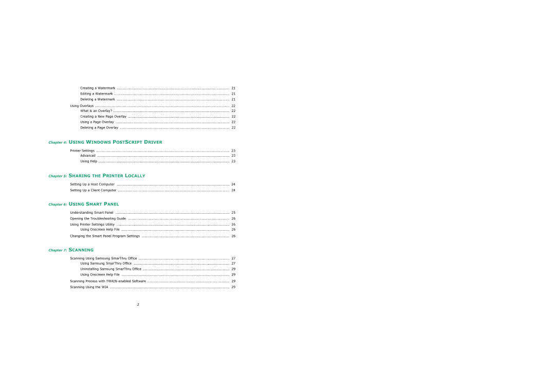 Samsung SCX-6x22 manual Using Windows Postscript Driver 